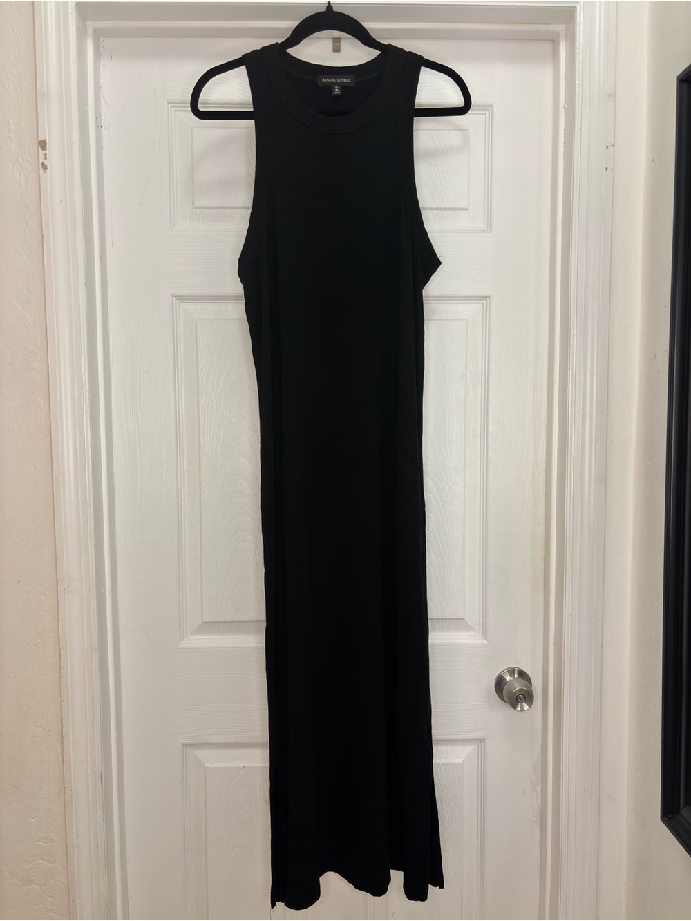 Banana Republic Black Sleeveless Maxi Dress